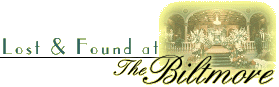 Lost and Found at the Biltmore header graphic