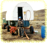 Shepherd with his Wagon